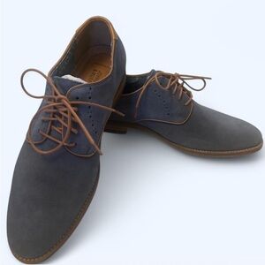 *sold*Men's Blue and Brown Oxford Shoes